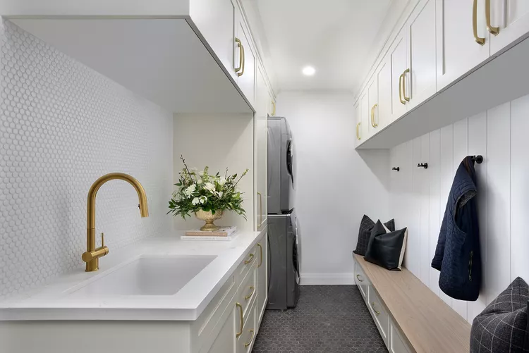 stacked laundry room ideas small spaces